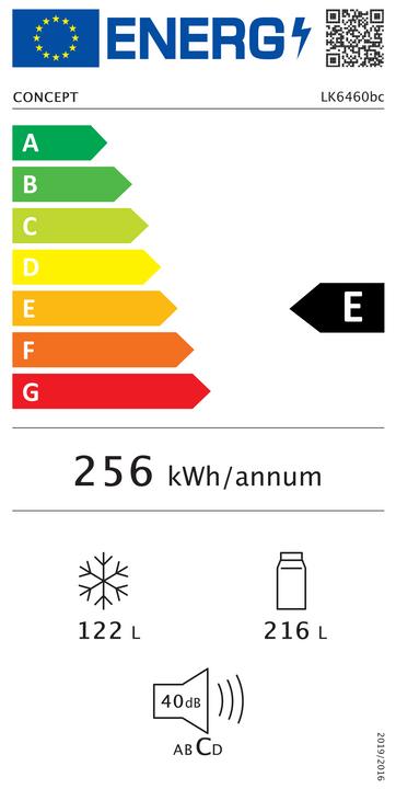 Energy Label Concept LK6460BC (338 l)