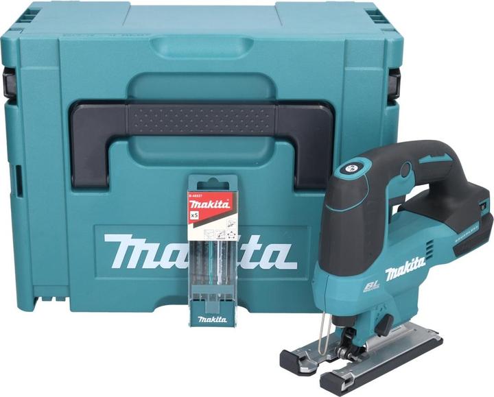 Actual product image Makita DJV 184 ZJ Battery jigsaw 18 V Brushless + 5 pcs. jigsaw blade set + Makpac - without battery
