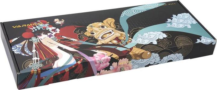 Produktbild Varmilo VEA108 Beijing Opera Gaming Tastatur, MX-Brown, weisse LED - US Layout (US, Kabelgebunden)