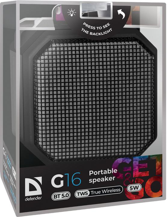Actual product image Defender G16 (5 h, USB power delivery)