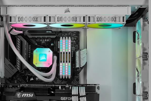 Actual product image Corsair iCUE H150i Elite Capellix