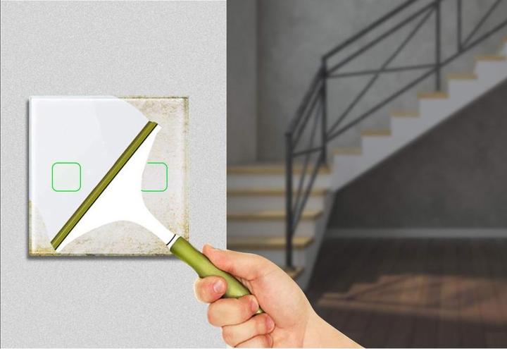 Actual product image Maclean Touch Changeover Switch Light Switch Cross Switch Wall Switch Stair Switch with Colour Change LED H