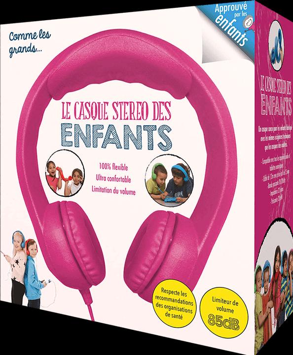 Casque stéréo rose