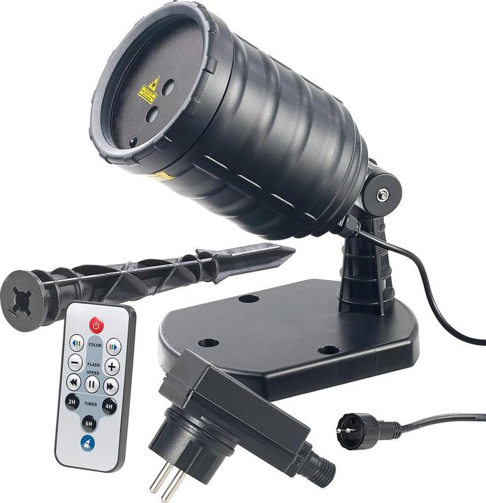 Produktbild Lunartec Laser-Projektor mit Sternenregen-Lichteffekt