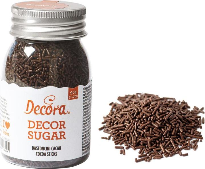 Actual product image Decora Sugar chocolate sprinkles (90 x)