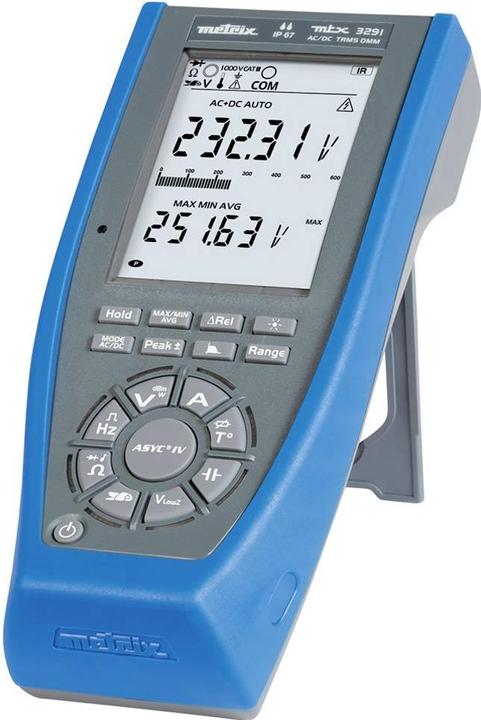 Immagine prodotto Metrix Multimetro portatile MTX3291 Calibrazione (CAT IV 600V, CAT III 1000V)