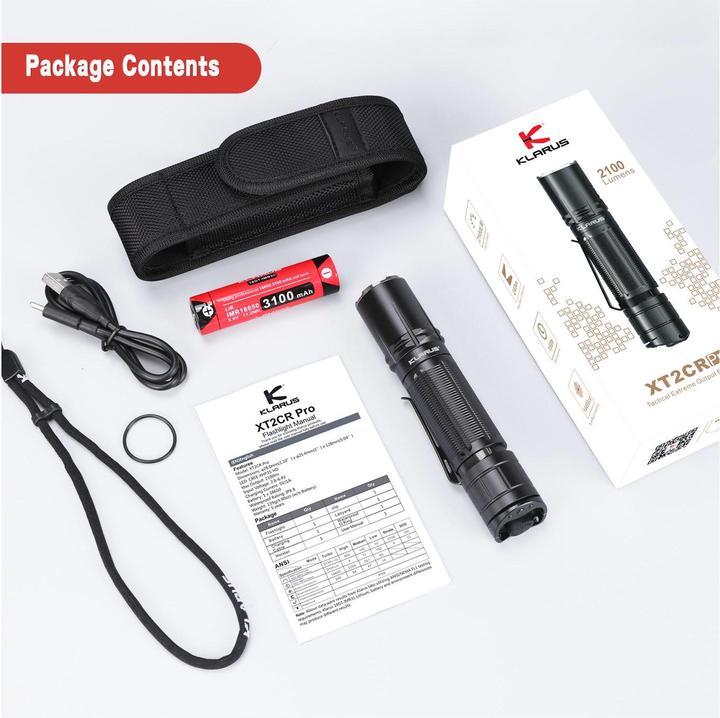 Produktbild Klarus XT2CR PRO LED Taschenlampe (12.80 cm, 2100 lm)