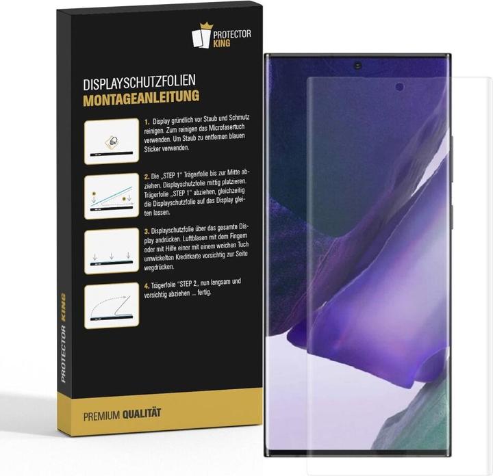 Produktbild Protectorking 6x 9H Panzerglas flexibel HD Klar (6 Stück, Samsung Galaxy Note 20 Ultra)