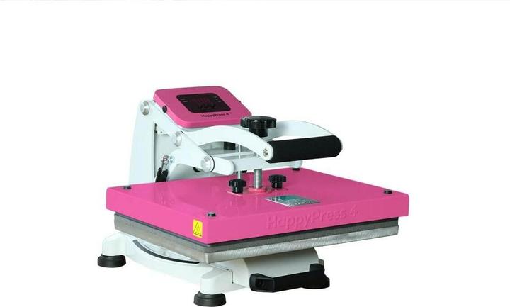 Image du produit Happy Fabric Presse à chaud HappyPress 4, A4 rose, ouverture automatique, support