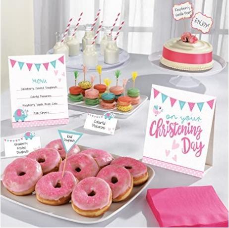 Immagine prodotto Amscan Battesimo Kit di Decorazione Misura Confezione 12