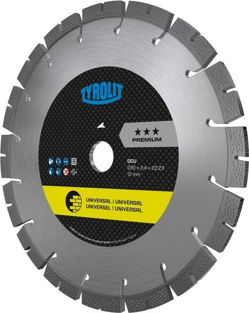 Actual product image Tyrolit Diamond saw blade Premium DCU