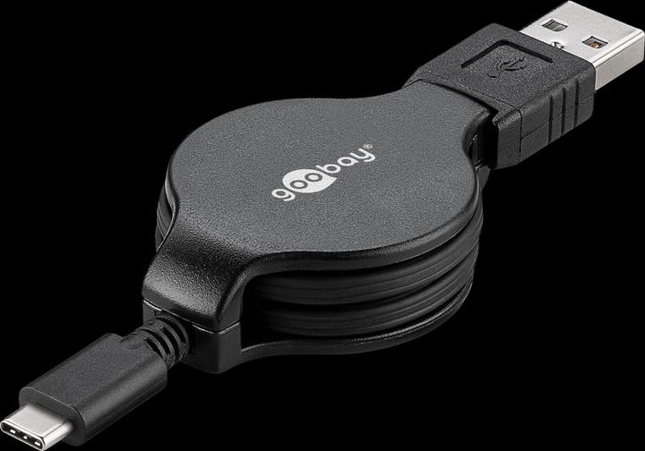 Produktbild Goobay USB 2.0 Kabel, ausziehbar (1 m, USB 2.0)