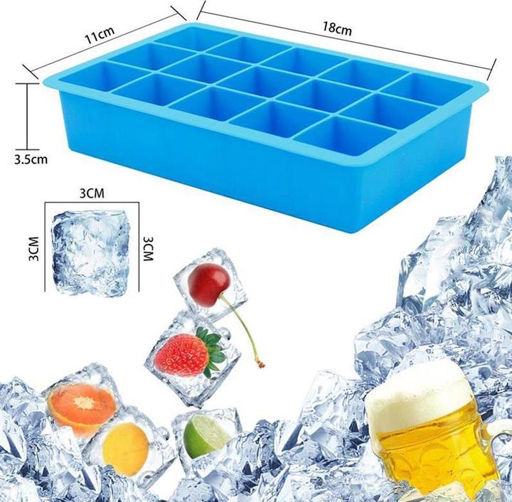 Produktbild Intirilife 1x Eiswürfelform 15 Fächern