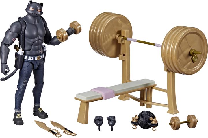 Produktbild Fortnite Hasbro Victory Royale Series Meowscles (Shadow), 15 cm grosse Action-Figur mit Accessoires