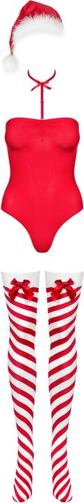 Produktbild Obsessive Kissmas Sexy Christmas Costume - Red (S/M)