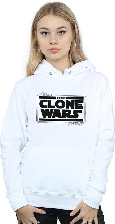 Produktbild Star Wars Clone Wars Logo Kapuzenpullover (L)