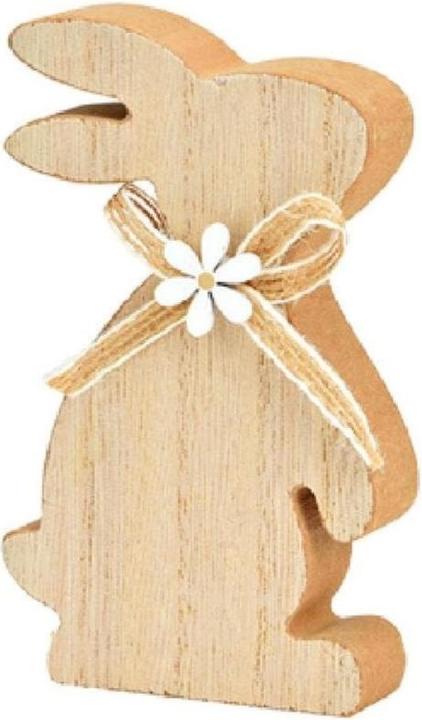 Produktbild G. Wurm Hase aus Holz natur (B/H/T) 7x12x2cm (1 x, 2 x 8 x 12 cm)