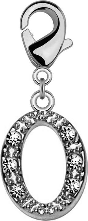 Immagine prodotto Star Piercing Ciondolo con lettera O in cristallo (Ottone)