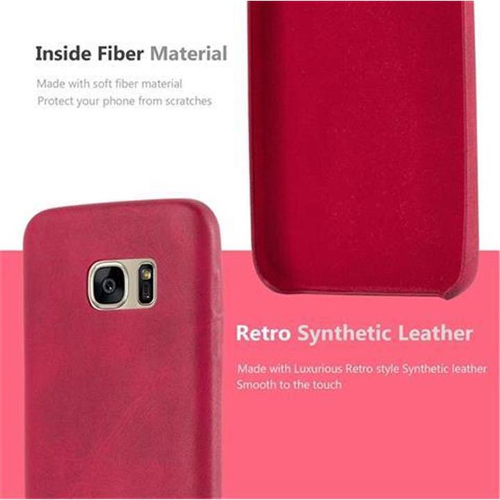 Produktbild Cadorabo Hard Cover Kunstleder mit Struktur (Samsung Galaxy S7)