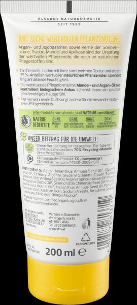 Produktbild dm alverde Bio-Arganöl, Bio-Mandel (Körperlotion, 200 ml)