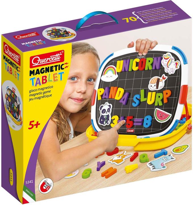 Immagine prodotto Quercetti Vassoio magnetico Lettere e Numeri