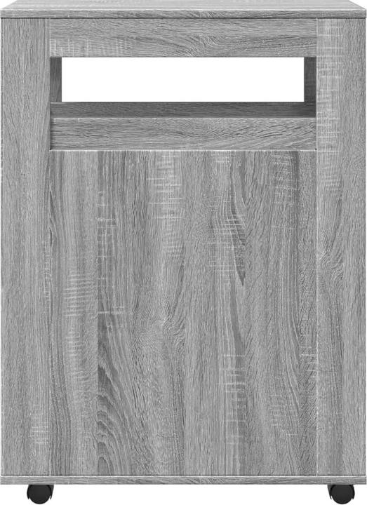Actual product image VidaXL Narrow bathroom cabinet with castors