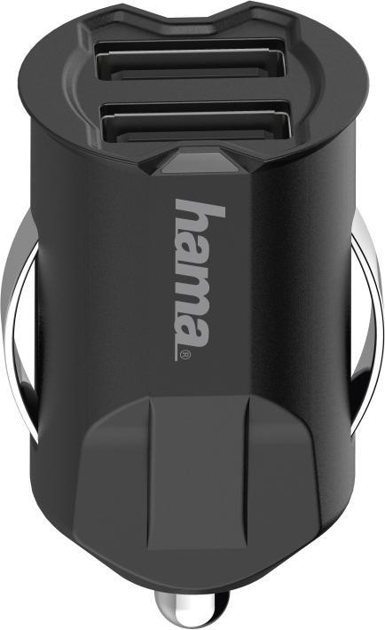Hama Caricatore da auto USB, 2 volte, 5V/10.5W