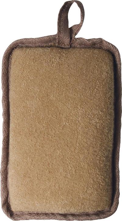 MSV Badeschwamm aus Jute 19 x 10 cm, Braun