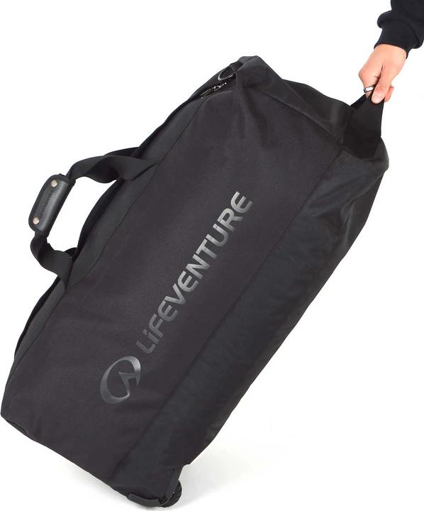 Productafbeelding Lifeventure Expeditie Duffle op wielen, 120 liter Roll-Base, Zwart (120 l)