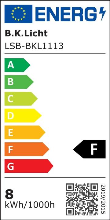 Label énergétique B.K.Licht Spiegelleuchte