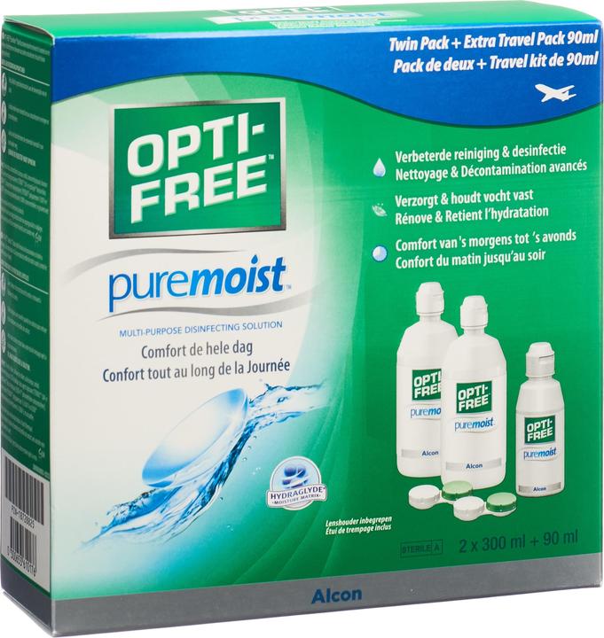 Opti Free PureMoist (Tout en un solution, 690 ml)