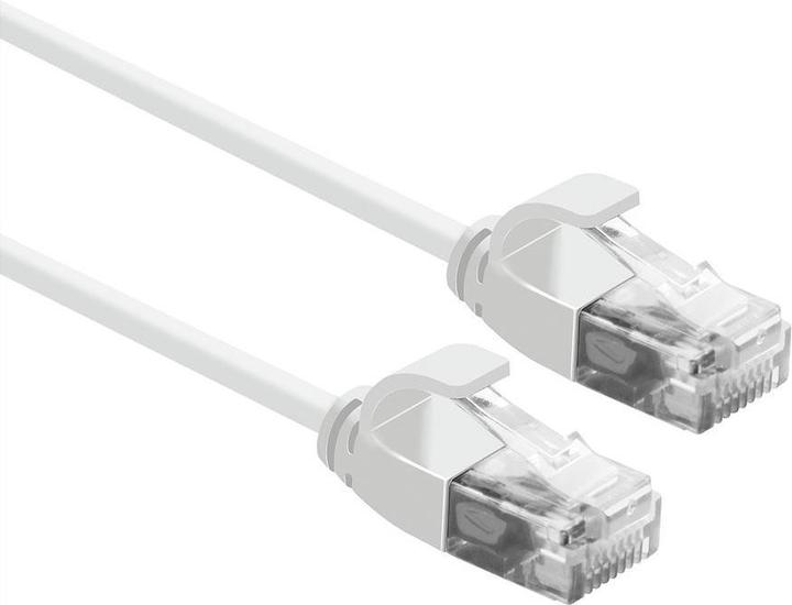 Roline UTP DataCenter Patchkabel Kat.6A, LSOH, slim, weiss, 2,0 m (U/UTP, CAT6a, 2 m)