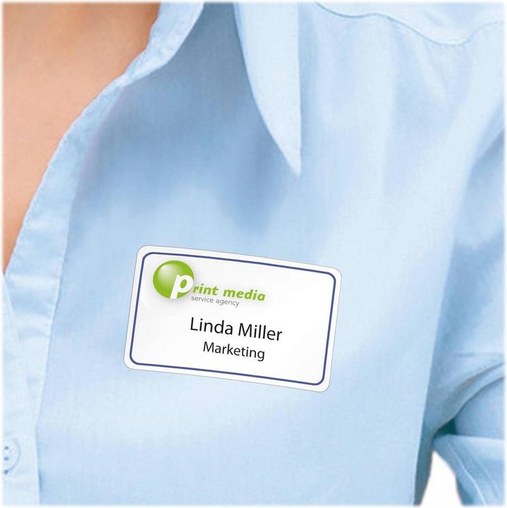 Actual product image HERMA A4 removable name labels