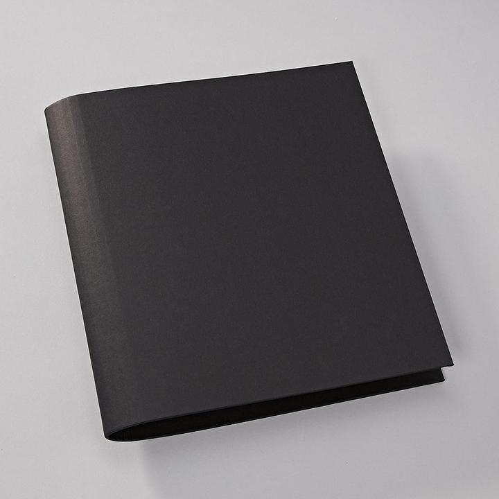 Actual product image Semikolon Ring binder photo folder black (60 mm)