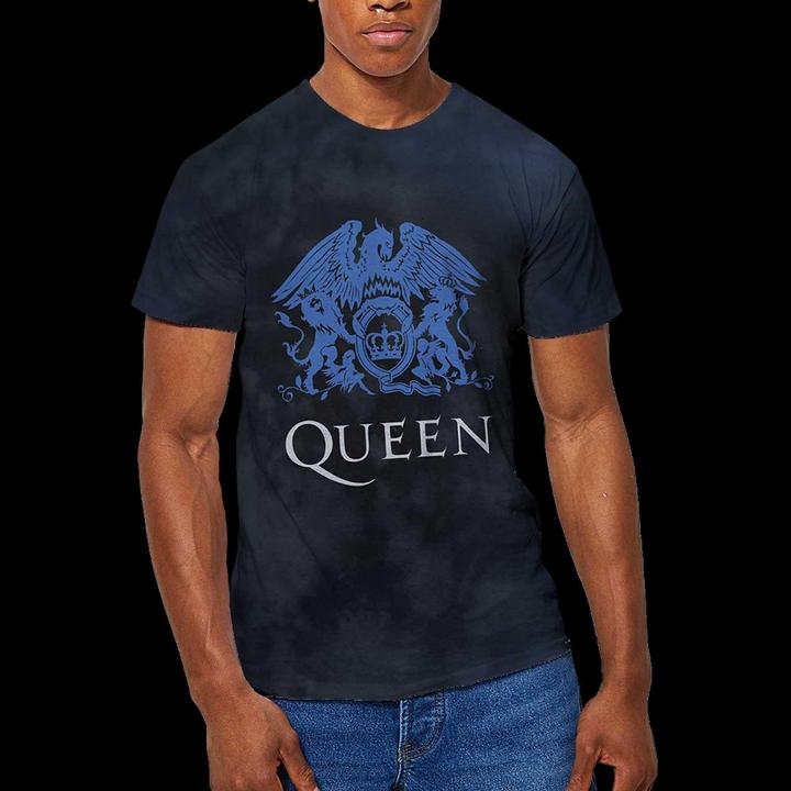 Image du produit Queen T-Shirt unisexe adulte Wash Collection Crest (XXL)