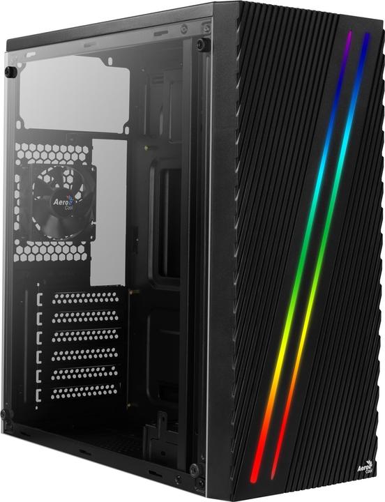 Image du produit AeroCool STREAK RGB Midi-Tower - fenêtre noire (ATX, mATX, Mini-ITX)