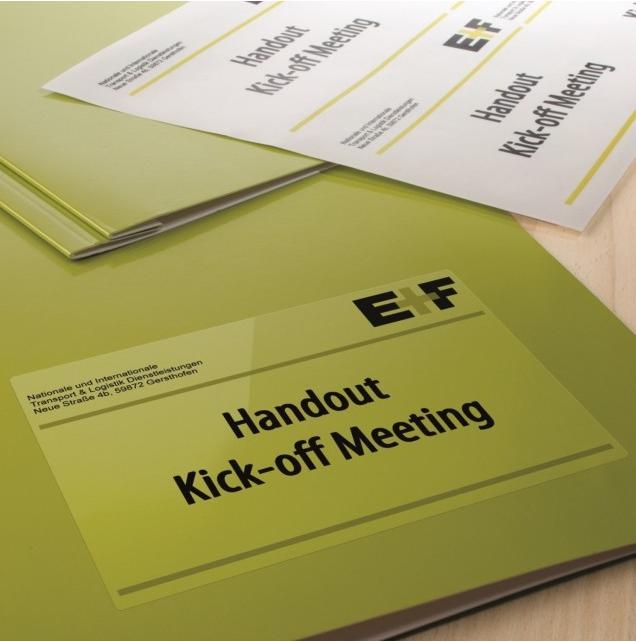 Produktbild HERMA Transparente Etiketten A4