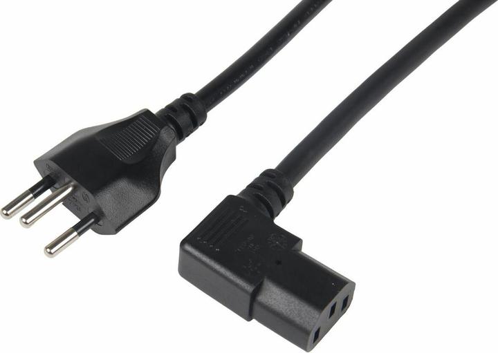 Actual product image Value Mains cable 3-pin CH, T12 - C13, 2m 90 (2 m)