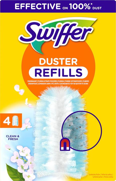 Image du produit Swiffer Staubmagnet Nachfülltücher (4 pcs)