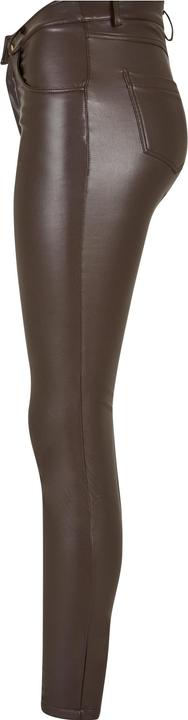 Produktbild Urban Classics Ladies Mid Waist Synthetic Leather Pants (27)