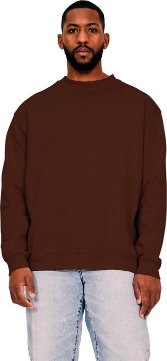 Universal Textiles Sweatshirt aus ringgesponnener Baumwolle mit verlängertem Ausschnitt in Übergrösse
