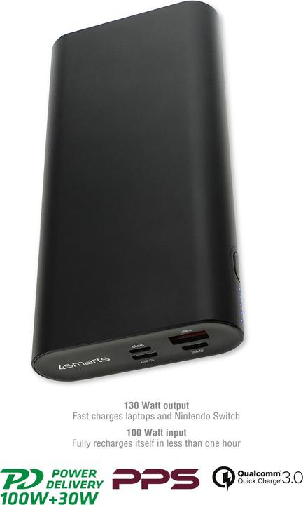 Immagine prodotto 4smarts Impresa 2 (20000 mAh, 130 W, 74 Wh)