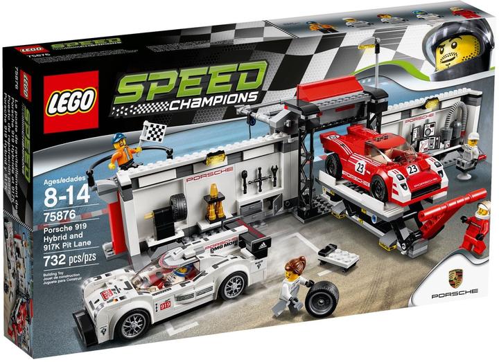 Produktbild LEGO Speed Champions Porsche 919 Hybrid and 917K Pit Lane (75876, LEGO Speed Champions)