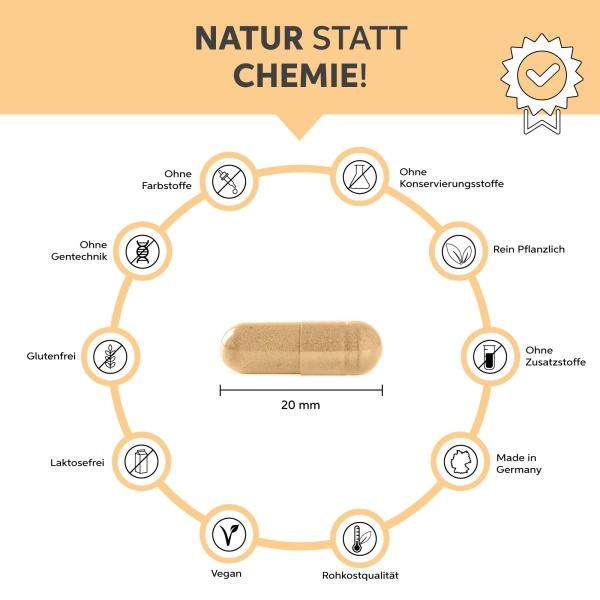 Immagine prodotto Eltabia Capsule di Maca biologica 100 (100 Pezzo/i, Pillole)