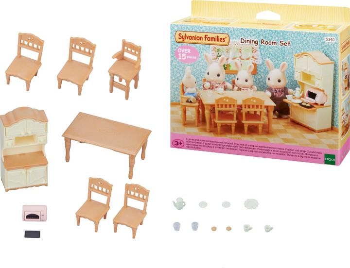Actual product image Sylvanian Families Dining Room Set