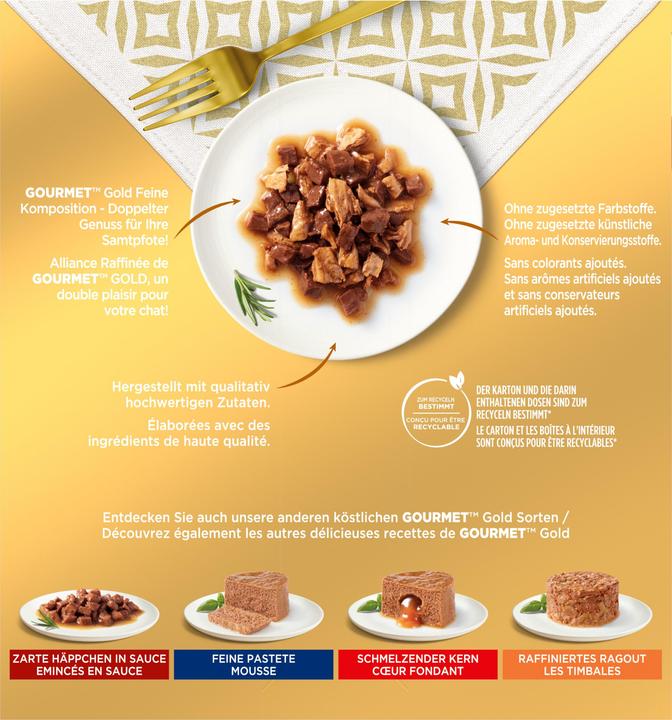 Immagine prodotto Gourmet Composizioni fini in oro (Adulto, 8 pz., 680 g)