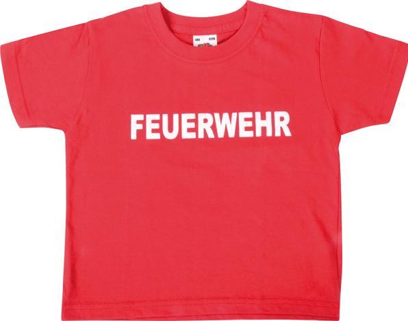Eduplay T-Shirt Feuerwehr rot, Grösse 104 (104)