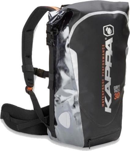 Kappa WA402S Rucksack schwarz-silber 30L (30 l)