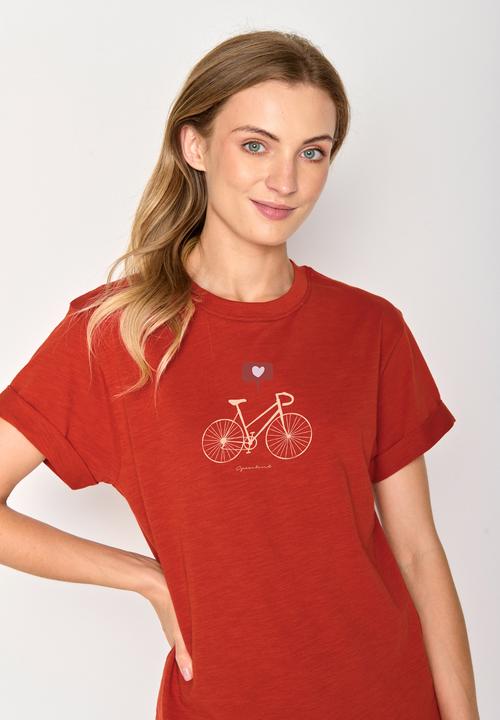 Produktbild Greenbomb Women's Bike Love Stop T-Shirt (M)