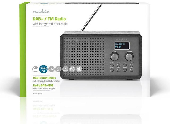 Produktbild Nedis DAB+ Radio 4,5 W (DAB+, FM)